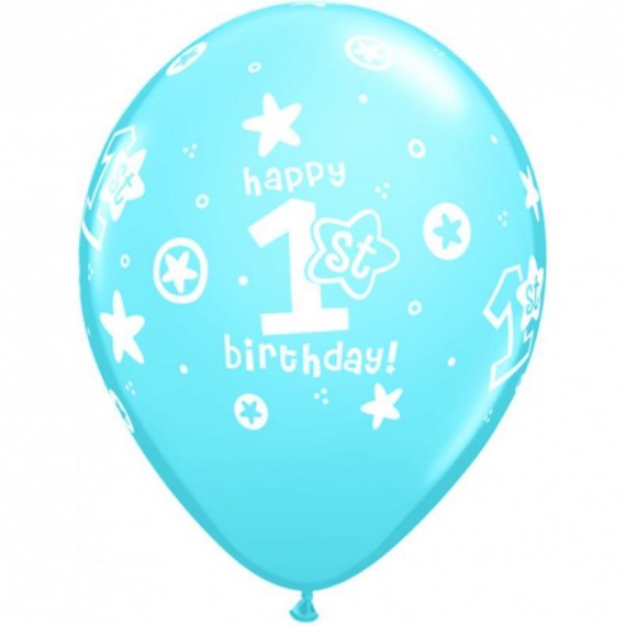 Μπαλόνια 11" 1st Birthday...