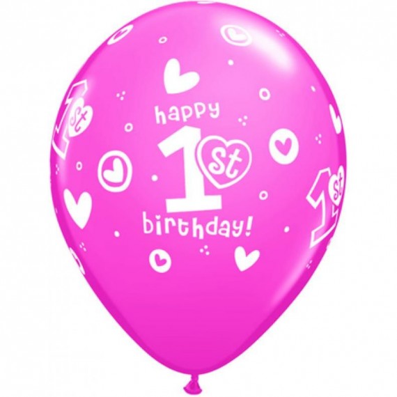 Μπαλόνια 11" 1st Birthday...